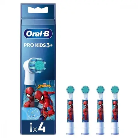 ORAL-B EB10-4 Spiderman gyermek fogkefefej 4 db