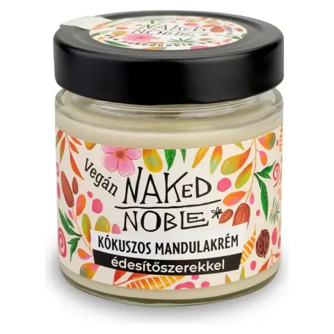 Naked noble kókuszos mandulakrém édesítőszerekkel 200 g