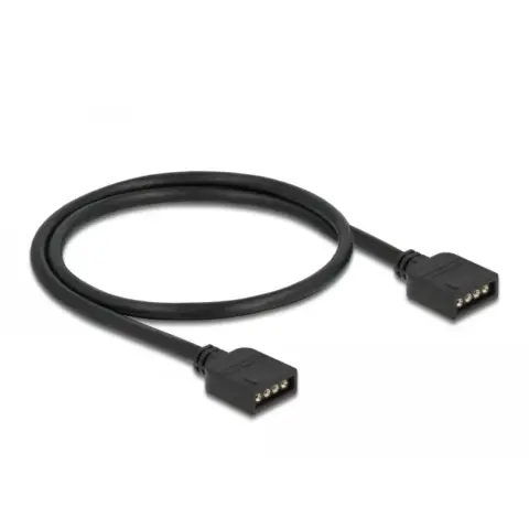 DELOCK 86015 RGB connector cable 4-pin for 12 V RGB LED light 30 cm long