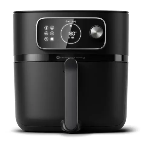 PHILIPS HD9876/90 Airfryer Combi XXL Forrólevegős sütő Fekete