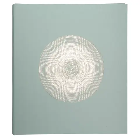 EXACOMPTA Fotoalbum 29x32 cm 30 Blatt Ellipse graugrün