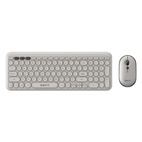 HAVIT KB254GCM US Angol szett szürke