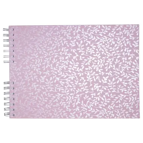 EXACOMPTA Spiral-Fotoalbum 32x22 cm 25 Blatt Autentik rosa