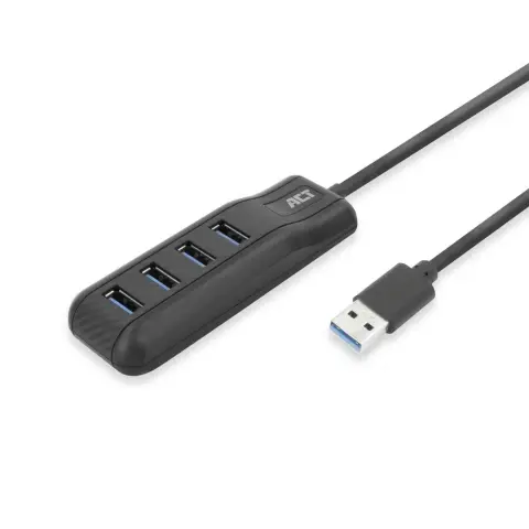 ACT CONNECTIVITY USB-A hub 3.0. 4 portos