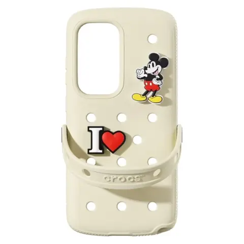 SAMSUNG GP-FPS938S Crocs tok Samsung Galaxy S25 Ultra csontfehér