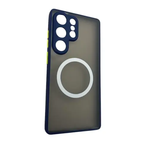 CELLECT Magnetni plastični ovitek Samsung Galaxy S25 Ultra modro-zelen