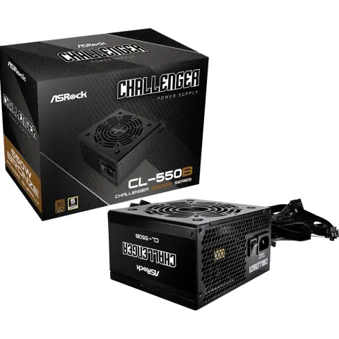 ASROCK CL-550B 550W 80 Plus Bronze tápegység