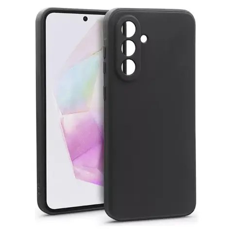HAFFNER Matt szilikon hátlap Samsung Galaxy A36 5G fekete