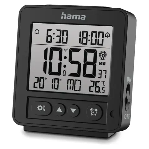 HAMA Rodosz alarm clock black