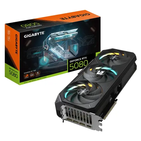 GIGABYTE GV-N5080GAMING OC-16GD GAMING OC GeForce RTX 5080 16GB GDDR7 DLSS4