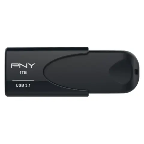 PNY Attaché 4 1000GB USB 3.1 Fekete