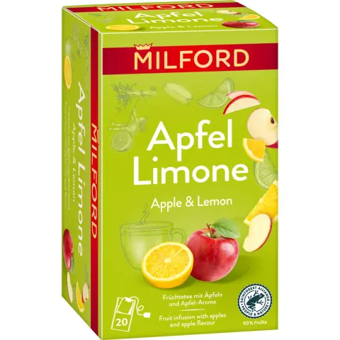 Milford alma-citrom ízű gyümölcstea 20x225g 45 g