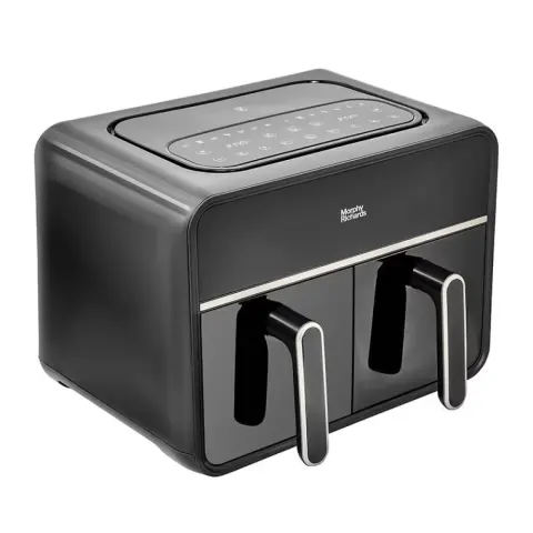 MORPHY RICHARDS 480020 Air Fryer Dupla kosaras 2x3.6L Fekete