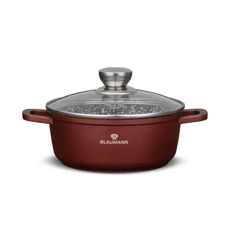 BLAUMANN BL-4077 Cerastone Collection pot with lid 20cm 2.3L bronze