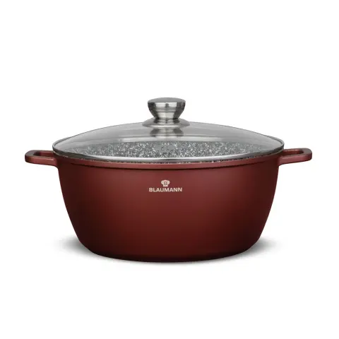 BLAUMANN BL-4082 Cerastone Collection pot with lid 7.9L 30cm Bronze