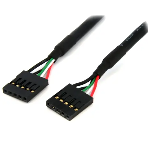 STARTECH Pin header Összekötő Fekete 45cm USBINT5PIN12