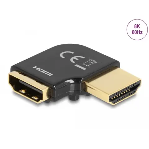 DELOCK HDMI 2.1 Toldó Fekete 3cm 60018