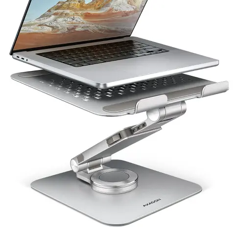 AXAGON LR stand with 360° rotation for laptops and tablets