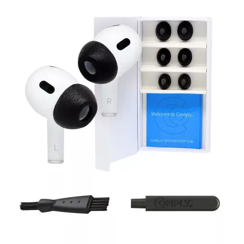 COMPLY TrueGrip Premium Memóriahab fülilleszték Apple AirPods Gen 1/2 fülhallgatókhoz M