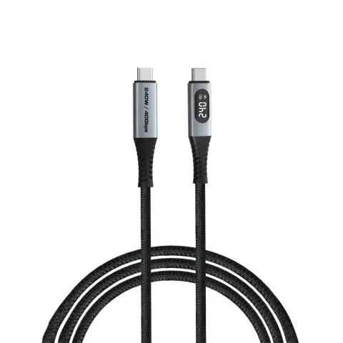 VERBATIM USB 4.0 Type C povezovalni kabel Črn 1.2m 31849
