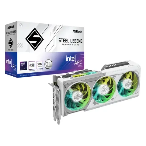 ASROCK Arc B580 12GB GDDR6 Steel Legend OC PCIE