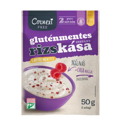 Cornexi gluténmentes rizskása málnás chia maggal 50 g