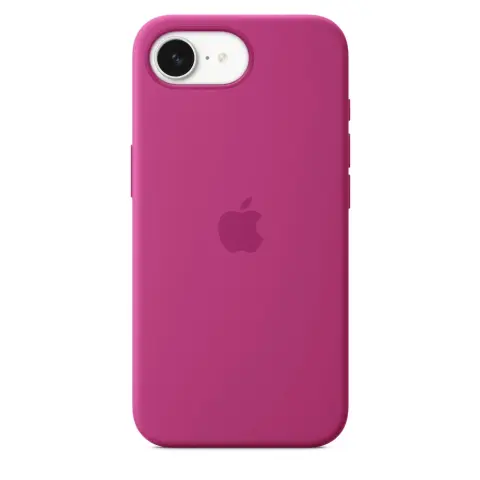 APPLE iPhone 16e silikonski ovitek fuksija vijoličen