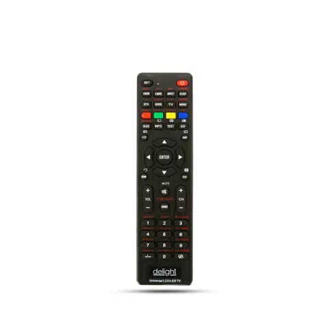 DELIGHT 39680 Universal TV remote control black