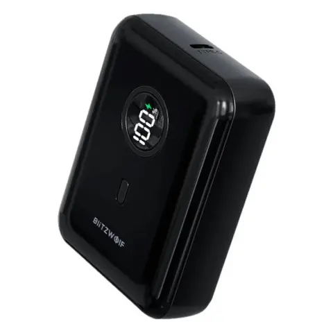 BLITZWOLF BW-P21 Mini Powerbank 10000mAh 22.5W fekete