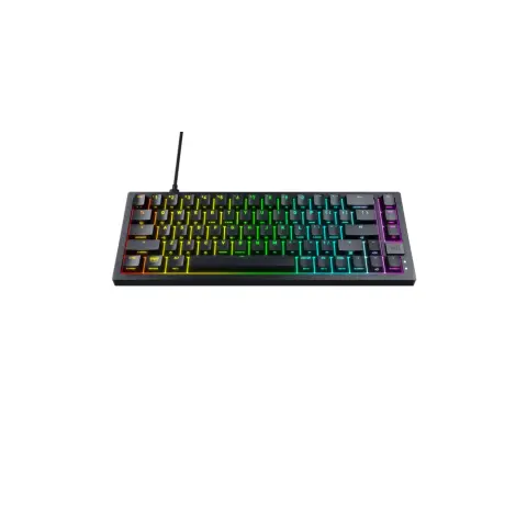 XTRFY K5V2 Compact TKL MX2A Red US Angol fekete