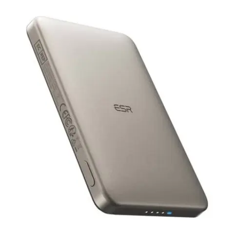 ESR MagSlim Powerbank 5000mAh homok