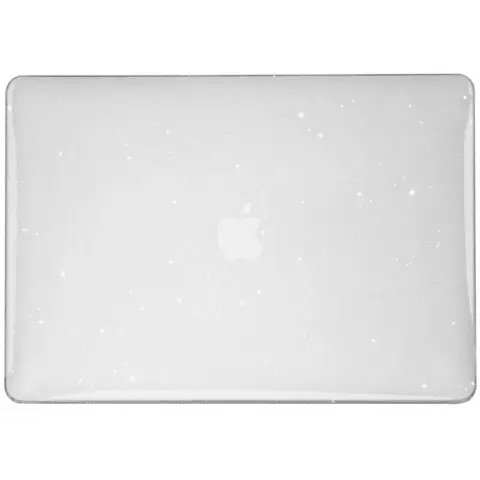 TECH-PROTECT SmartShell Műanyag hátlap védőtok Apple MacBook Air 13 (2022 / 2023 / 2024) csillogó átlátszó
