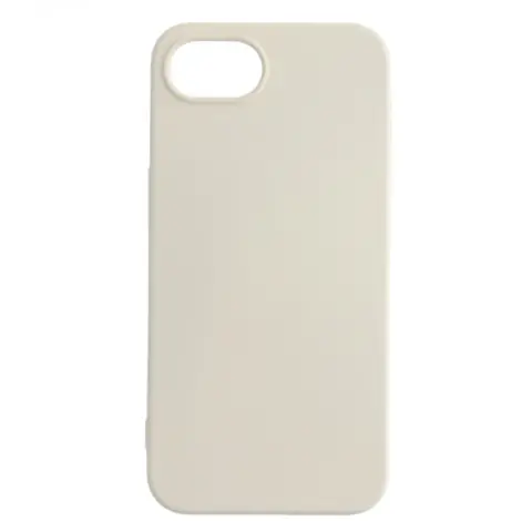 CELLECT Premium husă din silicon iPhone 16e alb murdar