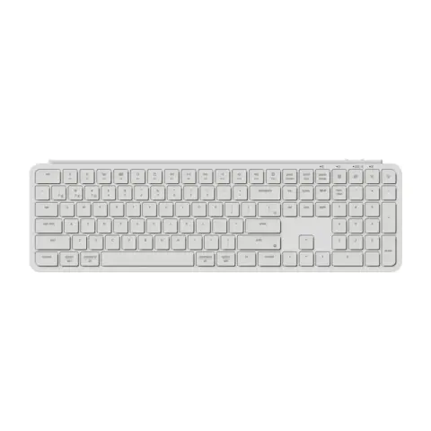 KEYCHRON B6 Pro Ultra-Slim Wireless US Angol fehér
