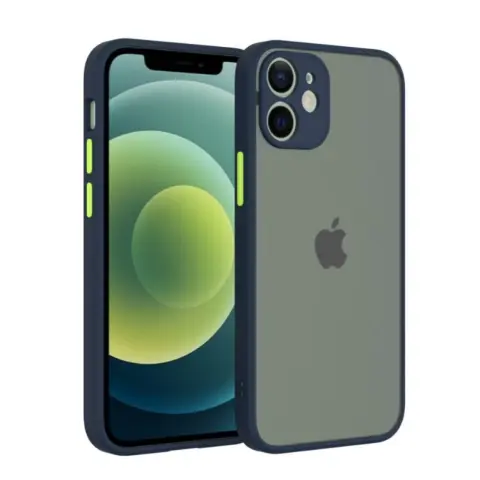 CELLECT Mat plastični ovitek iPhone 16e modro-zelen