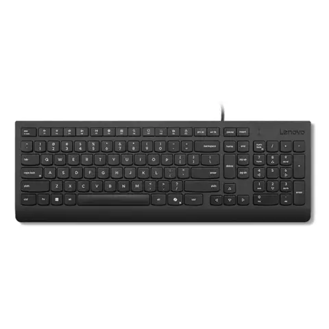 LENOVO 4Y41R64681 Essential Wired Keyboard Skandináv fekete
