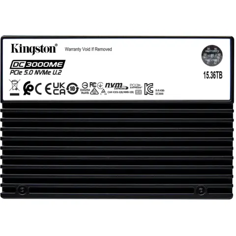 KINGSTON DC3000ME PCIe 5.0 NVMe U.2 SSD 15.36TB SEDC3000ME/15T3