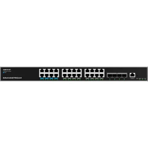 GRANDSTREAM GWN7813P 24 port 4x SFP+ menedzselhető Switch PoE++