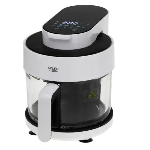 ADLER AD 6316 Air Fryer hot air fryer with glass bowl 1400W 3L