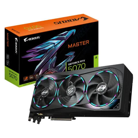 GIGABYTE GV-N5070AORUS M-12GD AORUS MASTER GeForce RTX 5070 12GB GDDR7 DLSS4