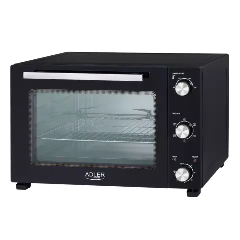ADLER AD 6026 Elektromos sütő 1800W 48L Fekete