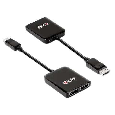 CLUB3D DisplayPort 1.4 Elosztó Fekete 20cm CSV-7200