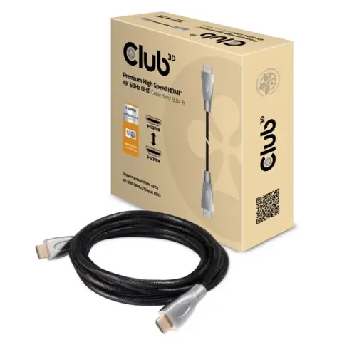 CLUB3D HDMI 2.0 veza Crno 3m CAC-1310