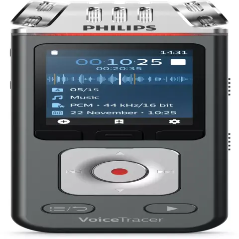 PHILIPS DVT6115 VoiceTracer Audio Recorder 8GB