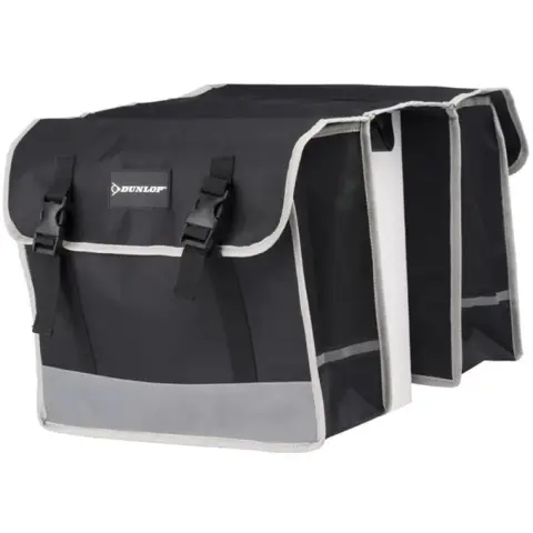 DUNLOP Kerékpártáska csomagtartóra dupla 36x36x12cm