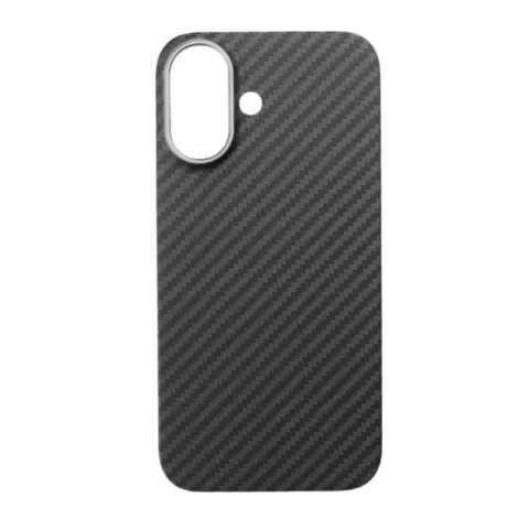 CELLECT Aramid karbon hátlaptok iPhone 16 fekete