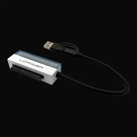 LCPOWER USB 3.0 + USB 3.0 Type C SATA + Power Adapter Black 16cm LC-ADA-USB-SATA-25