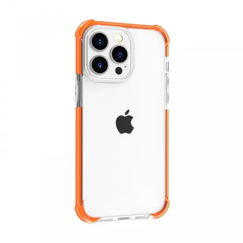 CELLECT Ütésálló szilikon tok iPhone 13 Pro narancssárga
