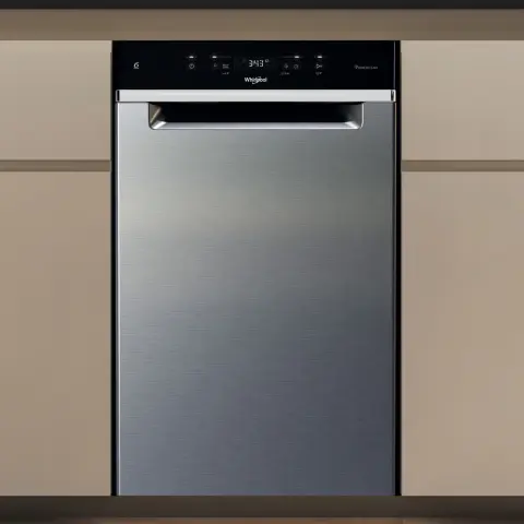 WHIRLPOOL WH3UC10BS7A0X Mosogatógép keskeny 45cm C Inox