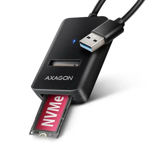 AXAGON ADM2-AM USB-A 10Gbps M.2 NVMe & SATA SSD adapter